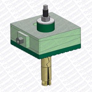 Dynemech Freestanding Elevated Anti Vibration Wedge Mounts Series DT3-S2