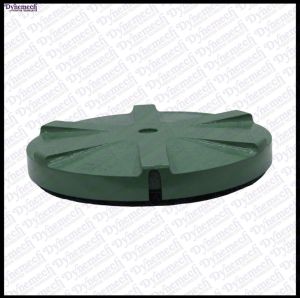 Dynemech Low Profile Leveling Machine Mount with Light-Duty Vibration Pad Series DL9-h
