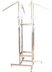 Portable Textile Hanger Inclined Display Unit