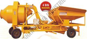 VK 515-4 BIN Automatic Mobile Concrete Batching Plant
