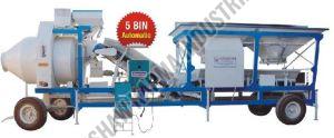 VK 515-5 BIN Automatic Mobile Concrete Batching Plant