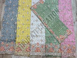 Kanchipuram Dyed Unstitched Suit Fabric