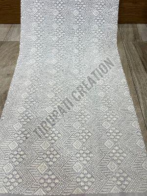 44inch embroidery work viscose georgette fabric