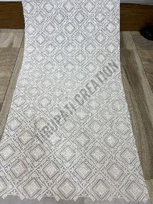 44inch embroidery work viscose georgette fabric
