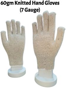 40gm Blue Cotton Knitted Hand Gloves
