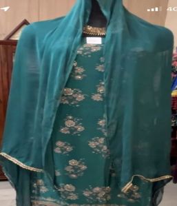 Crepe Chiffon Unstitched Suit