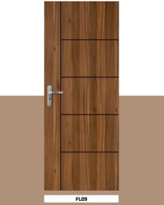 Fero Polished Brown Laminated Door