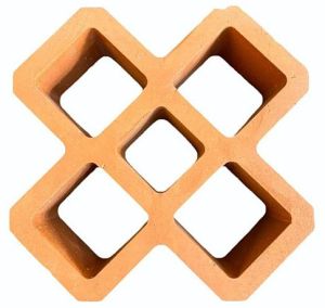 Terracotta Diamond Breeze Block