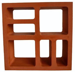 Terracotta Square Breeze Block