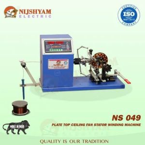 Plate Top Ceiling Fan Stator Winding Machine