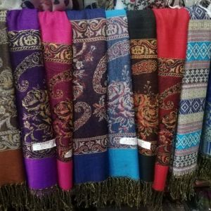 Jacquard Woven Pashmina Shawl