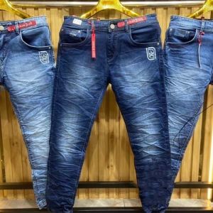 Mens Stylish Faded Denim Jeans