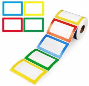 Colored Sheet Packing Label