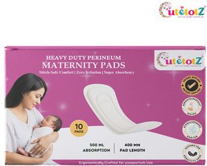 cutetotz premium heavy duty perineum maternity pads