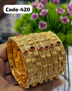 Gold Plated Bangles
