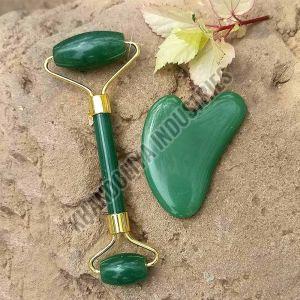 Green Jade Facial Massage Roller