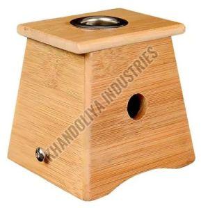 Kmsw Moxa Stand Box Single Hole Wooden For Big Rolls