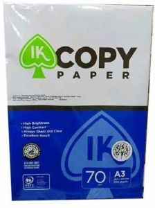 70 GSM Ik Copier A3 Size Paper