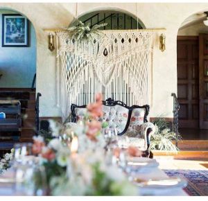 Handmade Macrame Wedding Backdrop