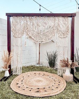 Handmade Macrame Wedding Backdrop