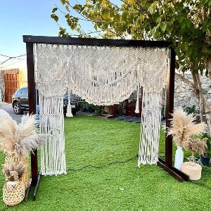 Handmade Macrame Wedding Backdrop