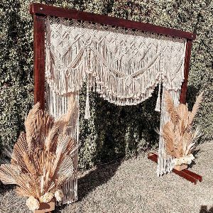 Handmade Macrame Wedding Backdrop