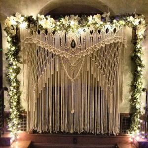 Handmade Macrame Wedding Backdrop
