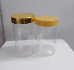 Screw Cap Transparent Plastic Dhoopstick Jar