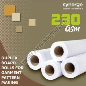 230 GSM Duplex Board Paper Roll