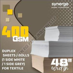 400 GSM Duplex Paper Sheet