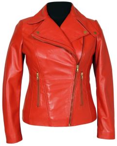 Ladies Winter Leather Jacket