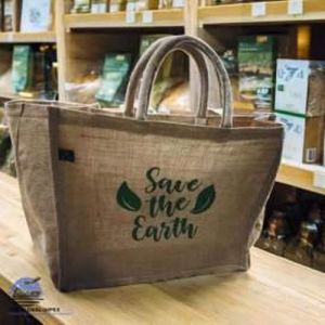 Eco-Friendly Jute Tote Bag