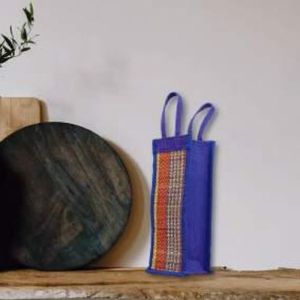 Hand Woven Korai Grass Bottle Bag