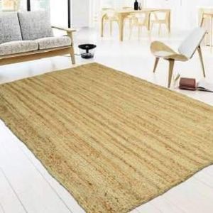 Hand Woven Rectangular Jute Area Rug