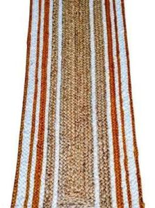 Multi Color Striped Jute Runner