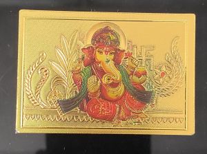 Golden Foil Hindu God Photo Frame