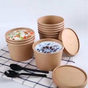 115mm Double Layer Paper Bowl Lids