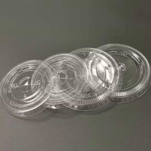 184mm Round PET Plastic Flat Lid