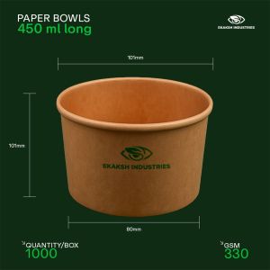 450ml Long Paper Bowl
