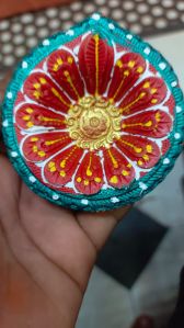 Decorative Clay Diya