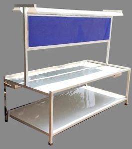 Syrup Bottle Inspection Table