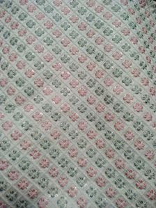 Dn-134 38 Inch Embroidery Malai Zorba Silk Fabric