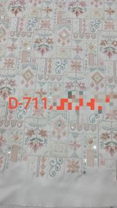 Dn-711 Malai Satin Embroidery Sherwani Fabric