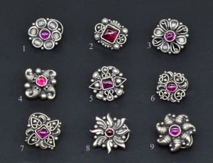 Artificial Brooch Button