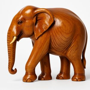 Wooden Elephant Statue