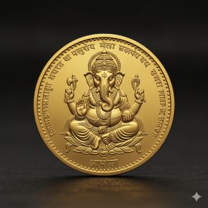 Shree Ganesh Ji Gold Coin