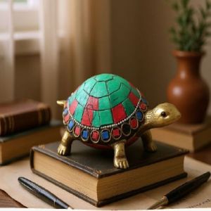 Pure Brass Multicolor Tortoise