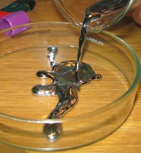 Liquid Silver Mercury