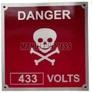 Aluminium Warning Name Plates