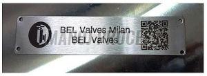 Metal Qr Code Name Plate